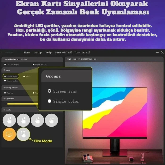 Ovdy™ Akıllı RGB Şerit